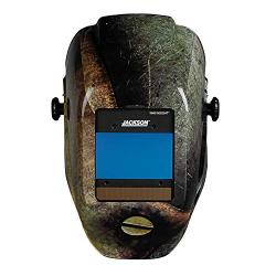 Jackson Safety Ultra-Lightweight Insight Digital Variable Auto Darkening Filter Welding Helmet, Nylon, Halo X, Metal, Universal Size, 46108