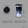 Ulincos Latching Push Button Switch U19C1 1NO1NC SPDT ON/OFF Black Metal Shell with Green LED Suitable for 19mm 3/4'' Mounting Hole (Green) Ulincos Latching Push Button Switch U19C1 1NO1NC SPDT ON/OFF Black Metal Shell with Green LED Suitable for 19mm 3/4'' Mounting Hole (Green)