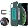 Magnetic Case for iPhone 11, [Support Magnetic Car Mount][Invisible Built-in Metal Plate] Magnet Case Ultra Thin Soft TPU Shockproof Anti-Scratch Protector Cover for iPhone 11, Green