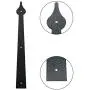 LWZH Metal Gate Door House Hinge Handle Set, Decorative Garage Door Carriage Accents Door Hardware Black 2 Handles 4 Hinges, Screws Included LWZH Metal Gate Door House Hinge Handle Set, Decorative Garage Door Carriage Accents Door Hardware Black 2 Handles 4 Hinges, Screws Included