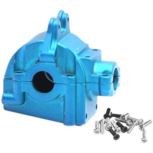 F Fityle RC Metal mUpper Lower Gearbox Housing Cover for WLTOYS 144001 1:14 RC Buggy Accessory Spare Part - Blue