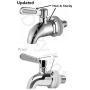 Updated More Durable Beverage Dispenser Replacement Spigot,Stainless Steel Polished Finished, Water Dispenser Replacement Faucet, fits Berkey and other Gravity Filter systems as well
