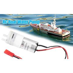 Dilwe RC Water Pump, 5V 370 Water Cooling Pump JR Plug Step-Down Module Accessory Part for RC Boats Motor & ESC