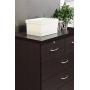 Hodedah HI70DR Chocolate Hodeida 7 with Locks On 2-Top Chest of Drawers