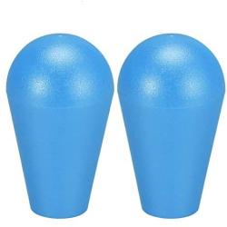 uxcell Ellipse Oval Joystick Head Rocker Ball Top Handle American Type Arcade Game DIY Parts Replacement Blue 2Pcs