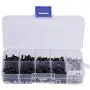 ShareGoo 340PCS Universal Screws Box Repair Accessories for HSP Redcat Traxxas SCX10 HPI 1/10 RC Car,M3 Flat/Round Head Screws & M3/M4 Flat Washer