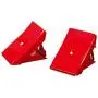 BIG RED TD3553 Torin Steel Safety Wheel Chock: Foldable Tire Stop, Red, 1 Pair BIG RED TD3553 Torin Steel Safety Wheel Chock: Foldable Tire Stop, Red, 1 Pair