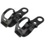 2 pcs/pair Motorbike Turn Signal Mount Bracket, Universal Indicator Fork Bracket Clamp, 30-43mm Metal Fork Relocation Clamps Brackets, Black 2 pcs/pair Motorbike Turn Signal Mount Bracket, Universal Indicator Fork Bracket Clamp, 30-43mm Metal Fork Relocation Clamps Brackets, Black