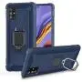 Newseego Compatible with Samaung Galaxy A51 5G Case (Not Fit A51 4G) with Metal Ring Holder Kickstand Work with Magnetic Car Mount Shockproof Protective Soft Cover-Blue
