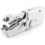 Handheld Sewing Machine, Portable Mini Sewing Machine for Beginners, Quick Simple Repairing Cordless Sewing Machine Suitable for Fabric, Kids Cloth, Home Use and Carry Out (White) Handheld Sewing Machine, Portable Mini Sewing Machine for Beginners, Quick Simple Repairing Cordless Sewing Machine Suitable for Fabric, Kids Cloth, Home Use and Carry Out (White)