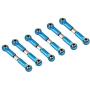 Bicaquu RC Car Link Rod, Steering Linkage Rod, Upgrade Parts Metal Universal RC Car for WLtoys 1/18 Model Car