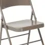 Flash Furniture HERCULES Series Double Braced Gray Metal Folding Chair Flash Furniture HERCULES Series Double Braced Gray Metal Folding Chair