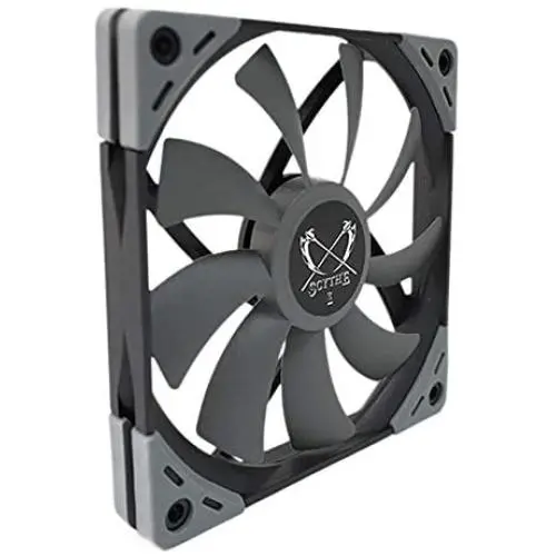 Scythe Kaze Flex 120mm Slim Fan, PWM 300-1800RPM, Quiet Case/CPU Cooler Fan, Single Pack
