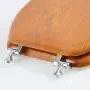 Angel Shield Durable Wood Veneer Natural Toilet Seat Metal Hinged Easy Clean Anti-scratch American Standard(Elongated,Wood Color) Angel Shield Durable Wood Veneer Natural Toilet Seat Metal Hinged Easy Clean Anti-scratch American Standard(Elongated,Wood Color)