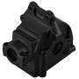 Essenc Metal Wave Box Gear Box Upper and Lower Cover 144001-1254 for 1/14 WLtoys 144001 RC Car Spare Parts,Black