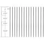 T03 - Iron Balusters - Double Twist - Hollow - 44 in X 1/2 in Square - Box of 15 (Satin Black) T03 - Iron Balusters - Double Twist - Hollow - 44 in X 1/2 in Square - Box of 15 (Satin Black)