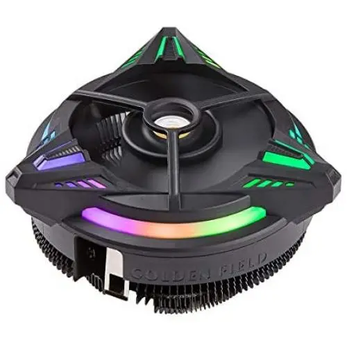 GOLDEN FIELD SJL CPU Air Cooling Coolers Heat Sink RGB LED Aperture TDP 85W for Intel AMD AM4