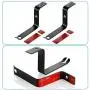 TXEsign Stick-on Universal Monitor Hooks Headphone Metal Hangers for Standard Edge or i Mac Curvature Edge Monitor Side (2 Pack) TXEsign Stick-on Universal Monitor Hooks Headphone Metal Hangers for Standard Edge or i Mac Curvature Edge Monitor Side (2 Pack)
