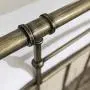 Walker Edison Vintage Metal Iron Pipe Queen Size Bed Headboard Bedroom Walker Edison Vintage Metal Iron Pipe Queen Size Bed Headboard Bedroom
