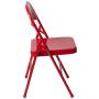 Flash Furniture HERCULES Series Double Braced Red Metal Folding Chair