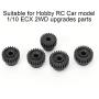 VGEBY 48P Pinion Gear Set, Pitch Motor Gears Kit Spare Parts 22T 23T 24T 25T 26T RC Car Upgrade Accessory