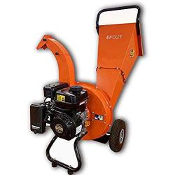 EFCUT C30 Wood Chipper Shredder Mulcher 7 HP 212cc Heavy Duty Engine Gas Powered 3 inch Max Wood Diameter Capacity Reduction Rate 20:1 3-Year Warranty, EPA/CARB Certified