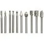 XUCHUAN Rotary Files 10 PCS HSS Rotary Burrs Rotary Tools Fit Power Tools Woodworking,Carving, Engraving XUCHUAN Rotary Files 10 PCS HSS Rotary Burrs Rotary Tools Fit Power Tools Woodworking,Carving, Engraving
