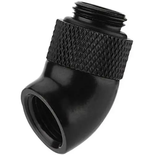 Rotary Adapter,G1/4'' Thread Replacement Parts for CPU Water Cooling heatsink,360-degree Rotation Angle,Stable Performance,Durable