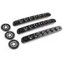 HOZAN 3pcs/Set Exterior Black Aluminum Door Handle Tailgate Bar Trim Inserts with Star Push Button Cover Compatible with Jeep Wrangler JK 2D 2007-2017 HOZAN 3pcs/Set Exterior Black Aluminum Door Handle Tailgate Bar Trim Inserts with Star Push Button Cover Compatible with Jeep Wrangler JK 2D 2007-2017