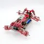 SONPP 144001,Metal Swing Arm Steering Cup Shock Tower Upgrade Accessories Kit for 144001 1/14 Parts Accessories,Red