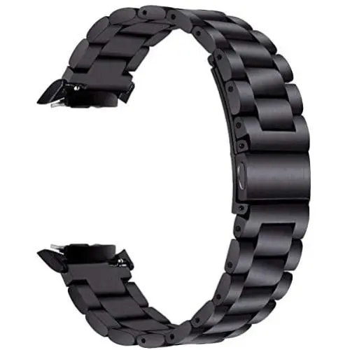 V-Moro Metal Strap Compatible with Gear S2 Sport Bands Solid Stainless Stee Business Replacement Bracelet for Samsung Gear S2 Smartwatch Space Gray