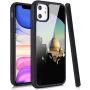 LuGeKe Muslim Mosque Print Phone Case for iPhone 11 Pro Max,Muslim Building Patterned Case Cover,Soft Silicone Case with Metal Sheet Anti-Stratch Bumper Protective Phonecase(Islamic Masjid)