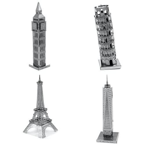 Metal Earth 3D Laser Cut Model - 4 Landmarks Set
