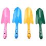 Annymall Mini Colorful Metal Garden Hand Shovel, Flower Soil Planting Digging Transplanting Light Duty Tools for Women, Men, Seniors with Arthritis - 4 Pieces Set (Random Color)