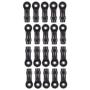 EAPTS 10pcs Metal Link with Plastic Rod Ends for Axial SCX10 II 90046 90047 RC Crawler