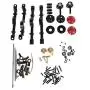 YU-NIYUT Climbing Off-Road Truck Car DIY Parts for W.P.L C34 KIT Version Metal 1:16 FJ40 4WD DIY RC Vehicle Modification Fun for Adults and Kids