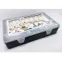 Electronic Component Assortment, Resistors, Capacitors, Inductors, Diodes, Transistors, Potentiometer, IC, LED, PCB, 2200 pcs