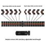 RABUZI Compatible for Samsung Galaxy Watch 45mm/46mm bands,22mm Enamel Process Stainless Steel Metal Watch Strap Compatible Samsung Watch 3 45mm,Gear S3 Frontier/Classic Smartwatch,Black+Orange