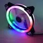 sddfor 12V LED Light CPU Cooler Fan, Silent Fan PC Computer Fan Case Heatsink Cooler Cooling Fan sddfor 12V LED Light CPU Cooler Fan, Silent Fan PC Computer Fan Case Heatsink Cooler Cooling Fan