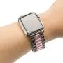 Seinit Stainless Steel Watch Band Replacement Strap Compatible with Apple Watch Series 6/5/4/3/2/1 44mm/42mm, Black/Rose Gold Seinit Stainless Steel Watch Band Replacement Strap Compatible with Apple Watch Series 6/5/4/3/2/1 44mm/42mm, Black/Rose Gold