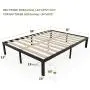 3800lbs Heavy Duty,14 Inch Steel & Wooden Slat Support Reinforced Platform Bed Frame,Mattress Foundation/No Box Spring Needed/Easy Assembly/Noise Free,Twin/Twin XL/Full/Queen/King(California King) 3800lbs Heavy Duty,14 Inch Steel & Wooden Slat Support Reinforced Platform Bed Frame,Mattress Foundation/No Box Spring Needed/Easy Assembly/Noise Free,Twin/Twin XL/Full/Queen/King(California King)