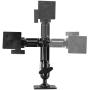 iBOLT TabDock FixedPro 360 -Heavy Duty Metal 8'' Multi-Angle Drill Base Mount for All 7'' - 10'' Tablets (iPad, Nexus, Samsung Tab) for Desks, Tables, Countertops : Great for Homes, Businesses, etc.