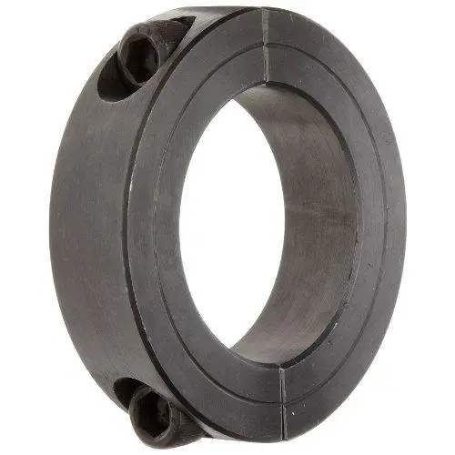 Climax Metal 2C-187 Two-Piece Clamping Collar, Black Oxide Plating, Steel, 1-7/8'' Bore, 2-7/8'' OD, 11/16'' Width Climax Metal 2C-187 Two-Piece Clamping Collar, Black Oxide Plating, Steel, 1-7/8'' Bore, 2-7/8'' OD, 11/16'' Width