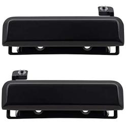 BOERLKY Automotive-door-conversion-kits For 79-93 Ford Various Models Exterior Black Metal Set Pair Outside Door Handles AA