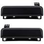 BOERLKY Automotive-door-conversion-kits For 79-93 Ford Various Models Exterior Black Metal Set Pair Outside Door Handles AA