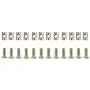 Crib Screws and Bolts Crib Parts Replacements for Baby Bed Cot Bunk Furniture M6 Barrel Nuts Crib Bolts 16mm Set of 12 Crib Screws and Bolts Crib Parts Replacements for Baby Bed Cot Bunk Furniture M6 Barrel Nuts Crib Bolts 16mm Set of 12