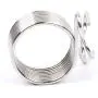 4 Pieces 2 Size Metal Yarn Guide Finger Holder Knitting Thimble for Crochet Knitting Crafts Accessories Tool, 15MM and 17MM 4 Pieces 2 Size Metal Yarn Guide Finger Holder Knitting Thimble for Crochet Knitting Crafts Accessories Tool, 15MM and 17MM