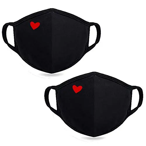Fashion Cute Heart Face Protection - Unisex Cotton Dustproof Mouth Protection - Reusable Warm Windproof for Outdoor Activities Fashion Cute Heart Face Protection - Unisex Cotton Dustproof Mouth Protection - Reusable Warm Windproof for Outdoor Activities