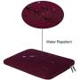 MOSISO Laptop Sleeve Compatible with MacBook Pro 15 inch Touch Bar A1990 A1707, Dell XPS 15,ThinkPad X1 Yoga (1-4th Gen),Surface Laptop 3 15,Water Repellent Neoprene Bag with Small Case, Wine Red