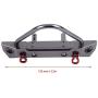 RC Car Front Bumper, Aluminium Alloy Front Bumper for Axial SCX10 Jeep Wrangler 1/10 Remote Control Crawler Car Accessory Parts